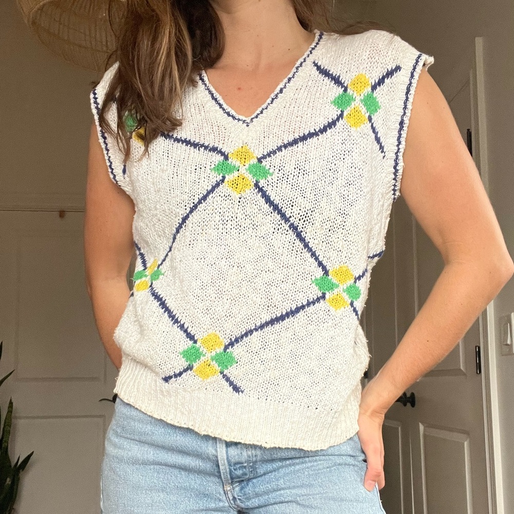 Vintage sweater vest